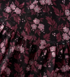 Creamie Nederdel - Flower Dobby - Sort