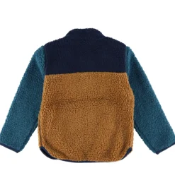 Danefæ Fleecejakke - Danodder - Caramel/Navy/Slate
