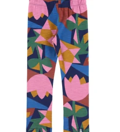 Danefæ Leggings - Bomuld/Viskose - Danecheer - Rose Geofleur