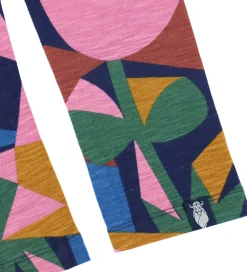 Danefæ Leggings - Bomuld/Viskose - Danecheer - Rose Geofleur