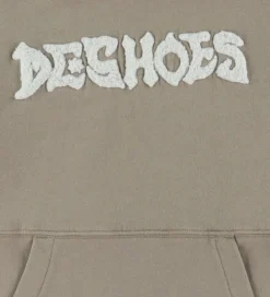 DC Shoes Hættetrøje - Mortar - Crockery m. Hvid