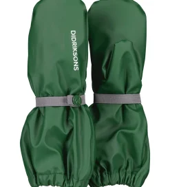 Didriksons Regnluffer m. Fleece - PU - Pileglove - Grøn