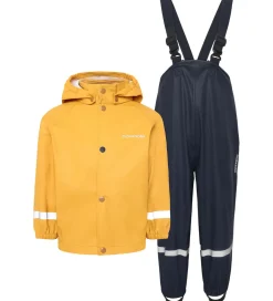 Didriksons Regntøj m. seler - PU - Slaskeman - Dark Pollen