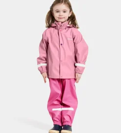 Didriksons Regntøj m. seler - PU - Slaskeman - Light Heather Pin