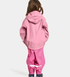 Didriksons Regntøj m. seler - PU - Slaskeman - Light Heather Pin