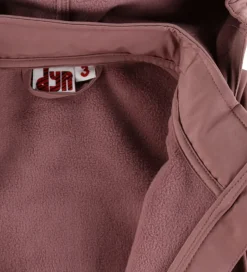 DYR-Cph Softshelljakke - Dyrevild - Dk Rose Beige Rød Panda