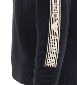 Emporio Armani Cardigan - Strik - Navy/Hvid