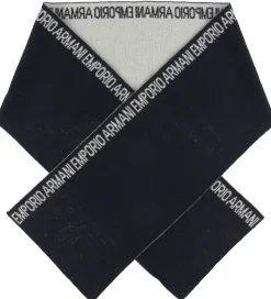 Emporio Armani Halstørklæde - 160x20 - Uld/Akryl - Navy