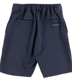 Emporio Armani Sæt - Skjorte/Shorts - Hvid/Dark Navy