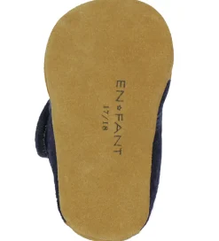 En Fant Hjemmesko - Uld - Navy