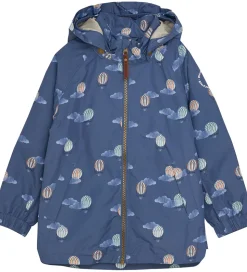 En Fant Sommerjakke - Vintage Indigo m. Luftballoner