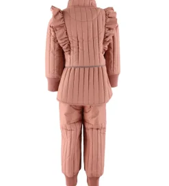 En Fant Termotøj - Old Rose m. Flæser