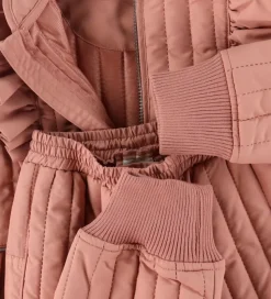 En Fant Termotøj - Old Rose m. Flæser