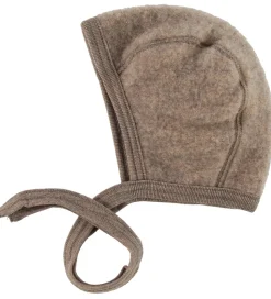 Engel Babyhjelm - Uld - Meleret Valnød