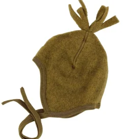 Engel Babyhjelm - Uld - Saffron Melange m. Kvast