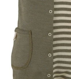 Engel Sommerdragt - Uld/Silke - Olive/Natural