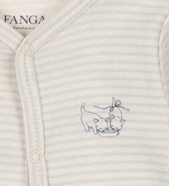 Fanga Fontana Natdragt - Fio - Tea Stripe Gray Dawn