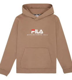 Fila Hættetrøje - Carisio - Taupe Gray m. Logo
