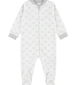 Fixoni Natdragt m. Lynlås/Fødder - Grey Melange