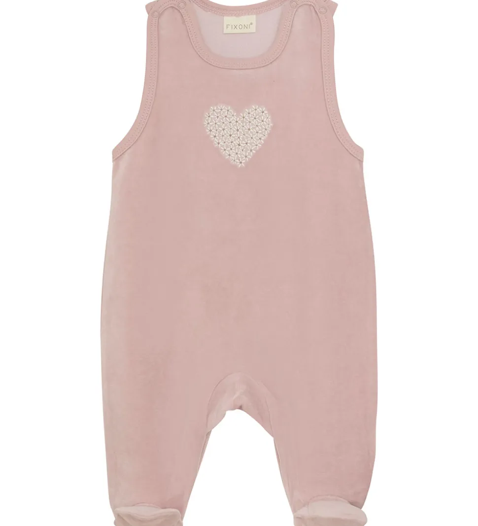 Fixoni Sparkedragt m. Body l/æ - Velour - Shadow Gray