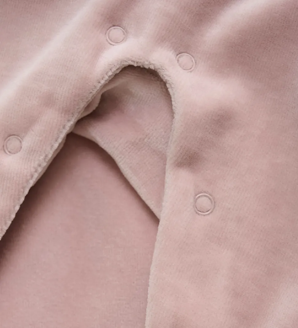 Fixoni Sparkedragt m. Body l/æ - Velour - Shadow Gray