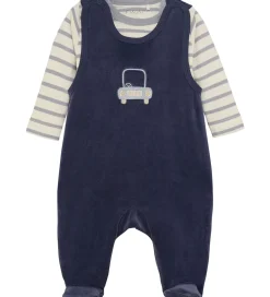 Fixoni Sparkedragt m. Body l/æ - Velour - Indigo Blue