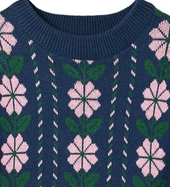 Fliink Bluse - Strik - Garden - Insignia Blue