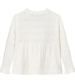 Fliink Cardigan - Strik - Sunny - Cloud Dancer