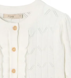Fliink Cardigan - Strik - Sunny - Cloud Dancer