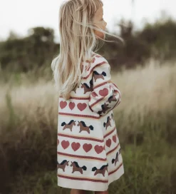 Fliink Kjole - Strik - Viskoseblanding - Kino - Sandshell