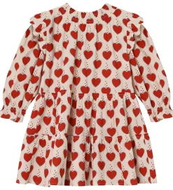 Fliink Kjole - Winter Heart - Sandshell AOP