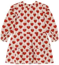 Fliink Kjole - Winter Heart - Sandshell AOP