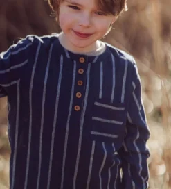 Fliink Skjorte - Vira - Insignia Blue/Sandshell