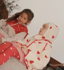 Flöss Elefanthue - 1-lags - Fleece - Simone - Soft White Heart