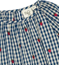 Flöss Kjole - Nolly - Berry blue check