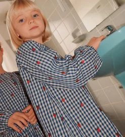 Flöss Kjole - Nolly - Berry blue check