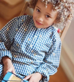 Flöss Skjorte - Olivian - Bee blue check