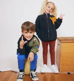 Freds World Fleecejakke - Sort m. Giraf