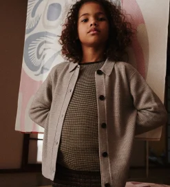 FUB Cardigan - Strik - Uld - Oat Melange