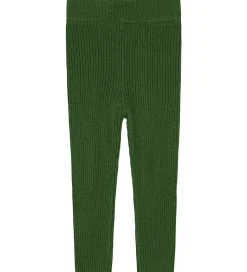 FUB Leggings - Rib - Strik - Uld - Forest