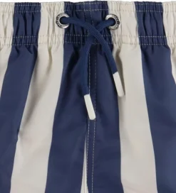 GANT Badeshorts - Dusty Navy m. Striber