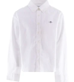 GANT Skjorte - Shield Oxford - Hvid