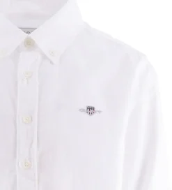 GANT Skjorte - Shield Oxford - Hvid