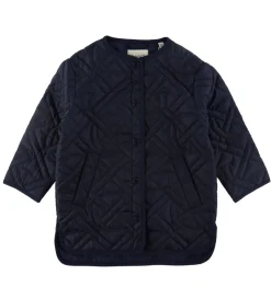 GANT Termofrakke - Monogram Quilted - Evening Blue