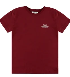 GANT T-shirt - Graphic - Plumped Red