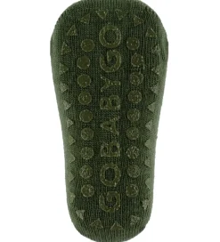 GoBabyGo Skridsikre Strømper - Uld - Olivine