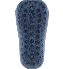 GoBabyGo Skridsikre Strømper - Noos - Uld - Stone Blue