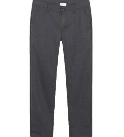 Grunt Bukser - Dude Ankle - Mørkegrå Check