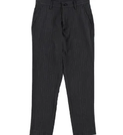 Grunt Bukser - Rick - Grå Stribet