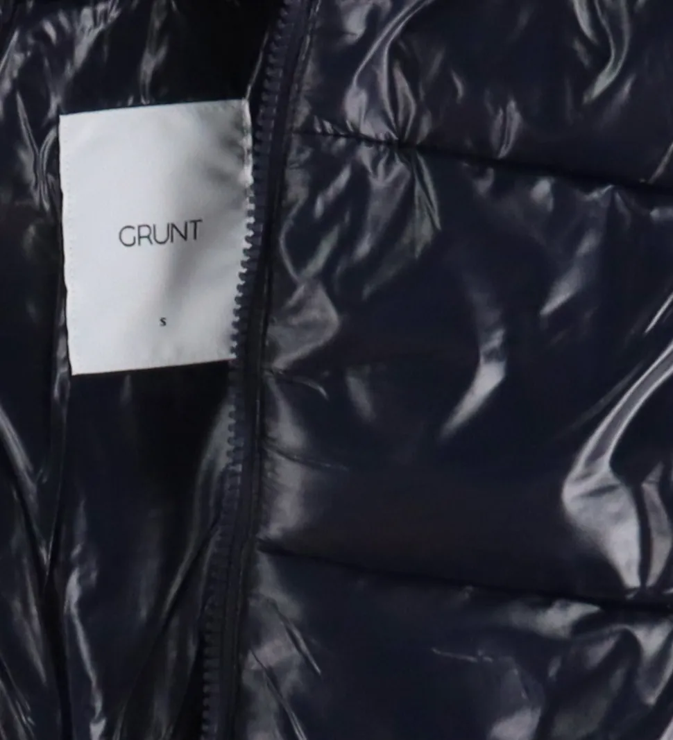 Grunt Dynejakke - GROdin - Navy Shine